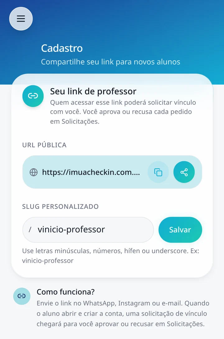 Alunos e turmas em um cadastro só